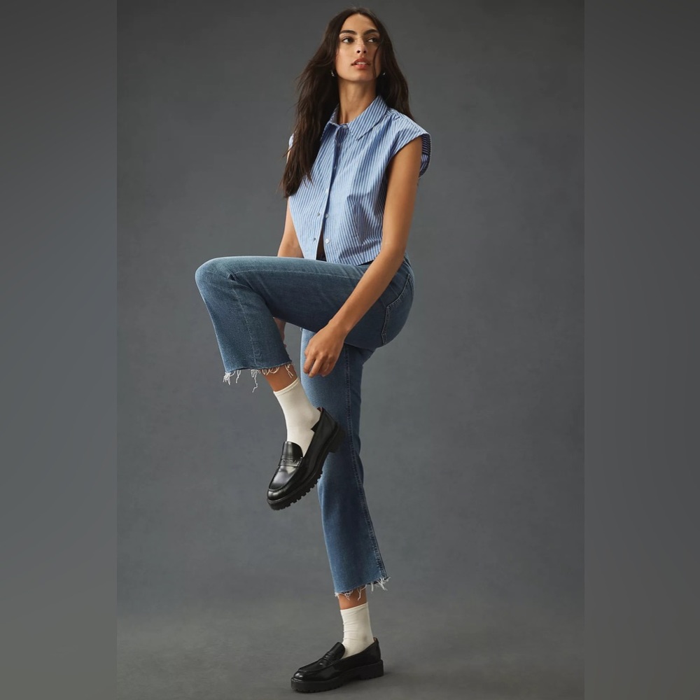 Citizens of Humanity Isola Mid-Rise Crop Bootcut Jeans 26 - Picture 15 of 15